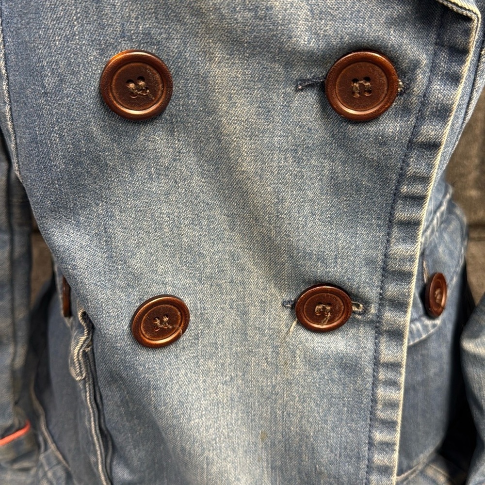 Marc Jacobs Blue Jean Jacket Double-Breasted - Picture 7 of 10